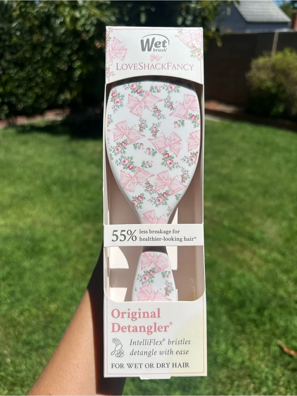 Wet Brush x LoveShackFancy Pink Original Detangler Hair - Rosa Beaux